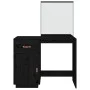 Mesa tocador de madera maciza de pino negra 95x50x134 cm by vidaXL, Bedroom Dressers - Ref: Foro24-820091, Price: 149,50 €, D...