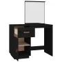 Mesa tocador de madera maciza de pino negra 95x50x134 cm by vidaXL, Bedroom Dressers - Ref: Foro24-820091, Price: 149,50 €, D...