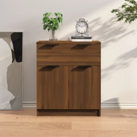 Brown oak plywood sideboard 60x30x70 cm by vidaXL, Sideboards - Ref: Foro24-816993, Price: 69,08 €, Discount: %