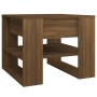 Engineered wood brown oak coffee table 55.5x55x45 cm by vidaXL, Coffee table - Ref: Foro24-816933, Price: 43,86 €, Discount: %