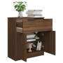 Brown oak plywood sideboard 60x30x70 cm by vidaXL, Sideboards - Ref: Foro24-816993, Price: 69,08 €, Discount: %