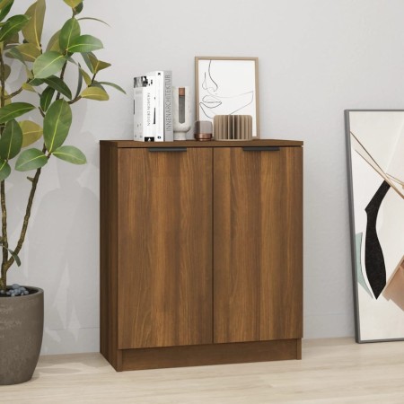 Brown oak plywood sideboard 60x30x70 cm by vidaXL, Sideboards - Ref: Foro24-816984, Price: 80,69 €, Discount: %