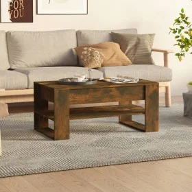 Couchtisch aus geräuchertem Eichensperrholz, 102 x 55 x 45 cm von vidaXL, Couchtisch - Ref: Foro24-816928, Preis: 67,75 €, Ra...