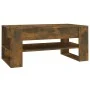 Couchtisch aus geräuchertem Eichensperrholz, 102 x 55 x 45 cm von vidaXL, Couchtisch - Ref: Foro24-816928, Preis: 67,75 €, Ra...