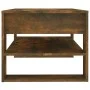 Couchtisch aus geräuchertem Eichensperrholz, 102 x 55 x 45 cm von vidaXL, Couchtisch - Ref: Foro24-816928, Preis: 67,75 €, Ra...