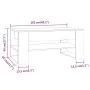 Couchtisch aus geräuchertem Eichensperrholz, 102 x 55 x 45 cm von vidaXL, Couchtisch - Ref: Foro24-816928, Preis: 67,75 €, Ra...