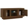 Mueble para TV madera contrachapada roble marrón 102x35x45 cm de vidaXL, Muebles TV - Ref: Foro24-817227, Precio: 66,51 €, De...