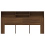 Armario cabecero marrón roble 200x19x103,5 cm de vidaXL, Cabeceros y pies de cama - Ref: Foro24-817260, Precio: 88,90 €, Desc...