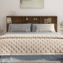 Armario cabecero marrón roble 200x19x103,5 cm de vidaXL, Cabeceros y pies de cama - Ref: Foro24-817260, Precio: 88,90 €, Desc...