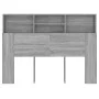 Mueble cabecero gris Sonoma 140x19x103,5 cm de vidaXL, Cabeceros y pies de cama - Ref: Foro24-817250, Precio: 61,20 €, Descue...