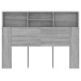 Möbel mit Kopfteil in Sonoma-Grau, 140 x 19 x 103,5 cm von vidaXL, Kopf- und Fußteile - Ref: Foro24-817250, Preis: 62,05 €, R...