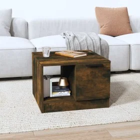 Couchtisch aus geräuchertem Eichensperrholz, 50 x 50 x 36 cm von vidaXL, Couchtisch - Ref: Foro24-817075, Preis: 40,56 €, Rab...