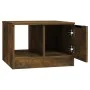 Mesa de centro madera contrachapada roble ahumado 50x50x36 cm de vidaXL, Mesas de centro - Ref: Foro24-817075, Precio: 40,54 ...