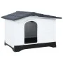 Dog kennel in gray polypropylene 90.5x68x66 cm by vidaXL, Dog kennels - Ref: Foro24-152230, Price: 132,60 €, Discount: %