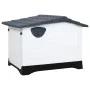Dog kennel in gray polypropylene 90.5x68x66 cm by vidaXL, Dog kennels - Ref: Foro24-152230, Price: 132,60 €, Discount: %