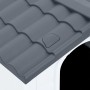 Caseta para perros polipropileno gris 90,5x68x66 cm de vidaXL, Casetas para perros - Ref: Foro24-152230, Precio: 126,64 €, De...