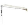 Toldo retráctil automático color crema 3x2,5 m