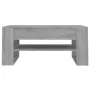 Mesa de centro madera contrachapada gris Sonoma 102x55x45 cm de vidaXL, Mesas de centro - Ref: Foro24-816929, Precio: 69,74 €...