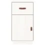 Schreibtischschrank aus massivem weißem Kiefernholz, 40 x 50 x 75 cm von vidaXL, Schließfächer und Lagerschränke - Ref: Foro2...