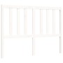 White solid wood bed frame with headboard 120x200 cm by vidaXL, Beds and slatted bases - Ref: Foro24-3193852, Price: 124,22 €...
