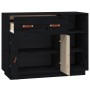 Solid black pine wood sideboard 98.5x40x75 cm by vidaXL, Sideboards - Ref: Foro24-820141, Price: 149,77 €, Discount: %