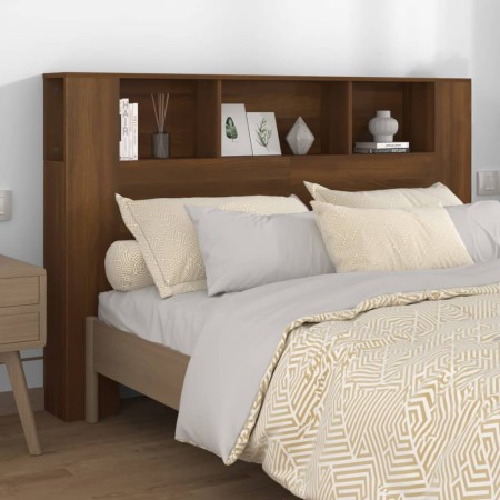 Brown oak headboard furniture 160x18.5x104.5 cm by vidaXL, Headboards and footboards - Ref: Foro24-817275, Price: 75,63 €, Di...