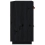 Solid black pine wood sideboard 98.5x40x75 cm by vidaXL, Sideboards - Ref: Foro24-820141, Price: 149,77 €, Discount: %