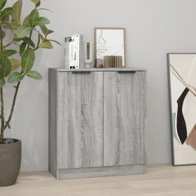 Sonoma graues Sperrholz-Sideboard 60x30x70 cm von vidaXL, Sideboards - Ref: Foro24-816983, Preis: 71,03 €, Rabatt: %