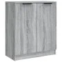 Sonoma graues Sperrholz-Sideboard 60x30x70 cm von vidaXL, Sideboards - Ref: Foro24-816983, Preis: 71,74 €, Rabatt: %