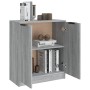 Sonoma graues Sperrholz-Sideboard 60x30x70 cm von vidaXL, Sideboards - Ref: Foro24-816983, Preis: 73,17 €, Rabatt: %