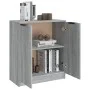 Sonoma graues Sperrholz-Sideboard 60x30x70 cm von vidaXL, Sideboards - Ref: Foro24-816983, Preis: 71,74 €, Rabatt: %