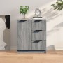 Sonoma graues Sperrholz-Sideboard 60x30x70 cm von vidaXL, Sideboards - Ref: Foro24-816989, Preis: 84,49 €, Rabatt: %