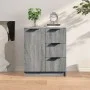 Sonoma gray plywood sideboard 60x30x70 cm by vidaXL, Sideboards - Ref: Foro24-816989, Price: 81,26 €, Discount: %