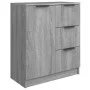 Sonoma gray plywood sideboard 60x30x70 cm by vidaXL, Sideboards - Ref: Foro24-816989, Price: 81,26 €, Discount: %