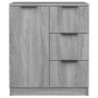 Sonoma graues Sperrholz-Sideboard 60x30x70 cm von vidaXL, Sideboards - Ref: Foro24-816989, Preis: 84,49 €, Rabatt: %