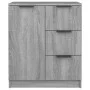 Sonoma gray plywood sideboard 60x30x70 cm by vidaXL, Sideboards - Ref: Foro24-816989, Price: 81,26 €, Discount: %