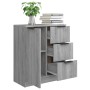 Sonoma gray plywood sideboard 60x30x70 cm by vidaXL, Sideboards - Ref: Foro24-816989, Price: 84,49 €, Discount: %
