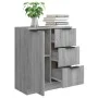 Sonoma gray plywood sideboard 60x30x70 cm by vidaXL, Sideboards - Ref: Foro24-816989, Price: 81,26 €, Discount: %