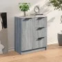 Sonoma gray plywood sideboard 60x30x70 cm by vidaXL, Sideboards - Ref: Foro24-816989, Price: 81,26 €, Discount: %