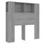 Möbel mit Kopfteil in Sonoma-Grau, 100 x 18,5 x 104,5 cm von vidaXL, Kopf- und Fußteile - Ref: Foro24-817265, Preis: 49,92 €,...