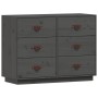 Sideboard aus massivem Kiefernholz grau 100x40x75 cm von vidaXL, Sideboards - Ref: Foro24-820144, Preis: 192,77 €, Rabatt: %