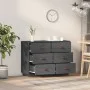 Aparador de madera maciza de pino gris 100x40x75 cm de vidaXL, Aparadores - Ref: Foro24-820144, Precio: 190,27 €, Descuento: %