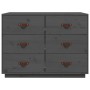 Solid gray pine wood sideboard 100x40x75 cm by vidaXL, Sideboards - Ref: Foro24-820144, Price: 192,77 €, Discount: %
