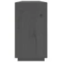 Aparador de madera maciza de pino gris 100x40x75 cm de vidaXL, Aparadores - Ref: Foro24-820144, Precio: 190,27 €, Descuento: %