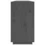 Solid gray pine wood sideboard 100x40x75 cm by vidaXL, Sideboards - Ref: Foro24-820144, Price: 192,77 €, Discount: %