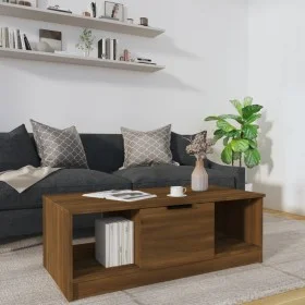 Couchtisch aus braunem Eichenholzwerkstoff, 102 x 50 x 36 cm von vidaXL, Couchtisch - Ref: Foro24-817080, Preis: 59,99 €, Rab...