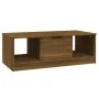 Brown oak engineered wood coffee table 102x50x36 cm by vidaXL, Coffee table - Ref: Foro24-817080, Price: 59,99 €, Discount: %