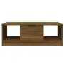 Brown oak engineered wood coffee table 102x50x36 cm by vidaXL, Coffee table - Ref: Foro24-817080, Price: 59,99 €, Discount: %