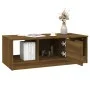 Brown oak engineered wood coffee table 102x50x36 cm by vidaXL, Coffee table - Ref: Foro24-817080, Price: 59,99 €, Discount: %