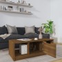 Couchtisch aus braunem Eichenholzwerkstoff, 102 x 50 x 36 cm von vidaXL, Couchtisch - Ref: Foro24-817080, Preis: 60,62 €, Rab...